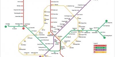 シンガポールmrt駅地図