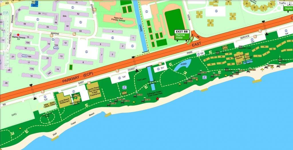 地図の東コストパーク