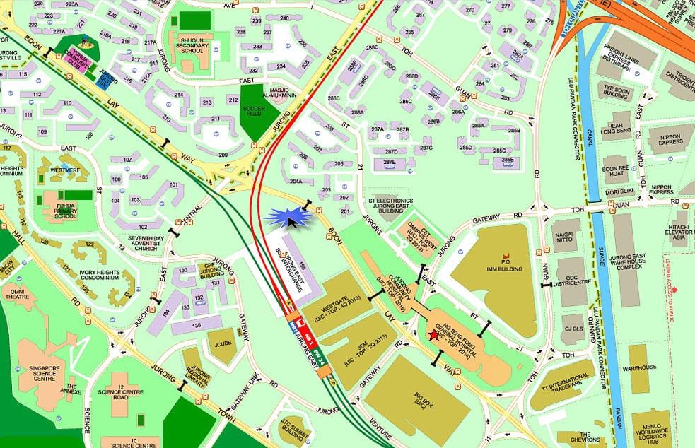 地図Jurong East