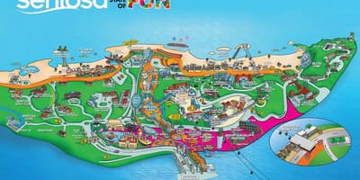 セントーサ島地図