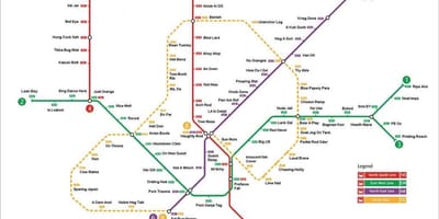 Mrt駅に図をシンガポール